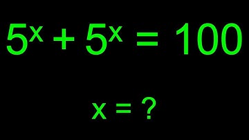 A nice exponential equation  | Can you solve this? | Math Olympiad