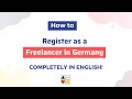 How to Register as a Freelancer in Germany - Learn in less than 4 minutes