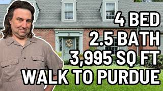 4 Bedroom 2.5 Bath - 3,995 Square Feet - Walk To Purdue & West Lafayette Schools 4 Bedroom 2.5 Bath - 3,995 Square Feet - Walk To Purdue & West Lafayette Schools