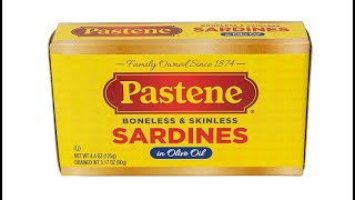 Pastene Boneless Skinless Sardines - Quite Delicious - Review Taste Test - In Olive Oil