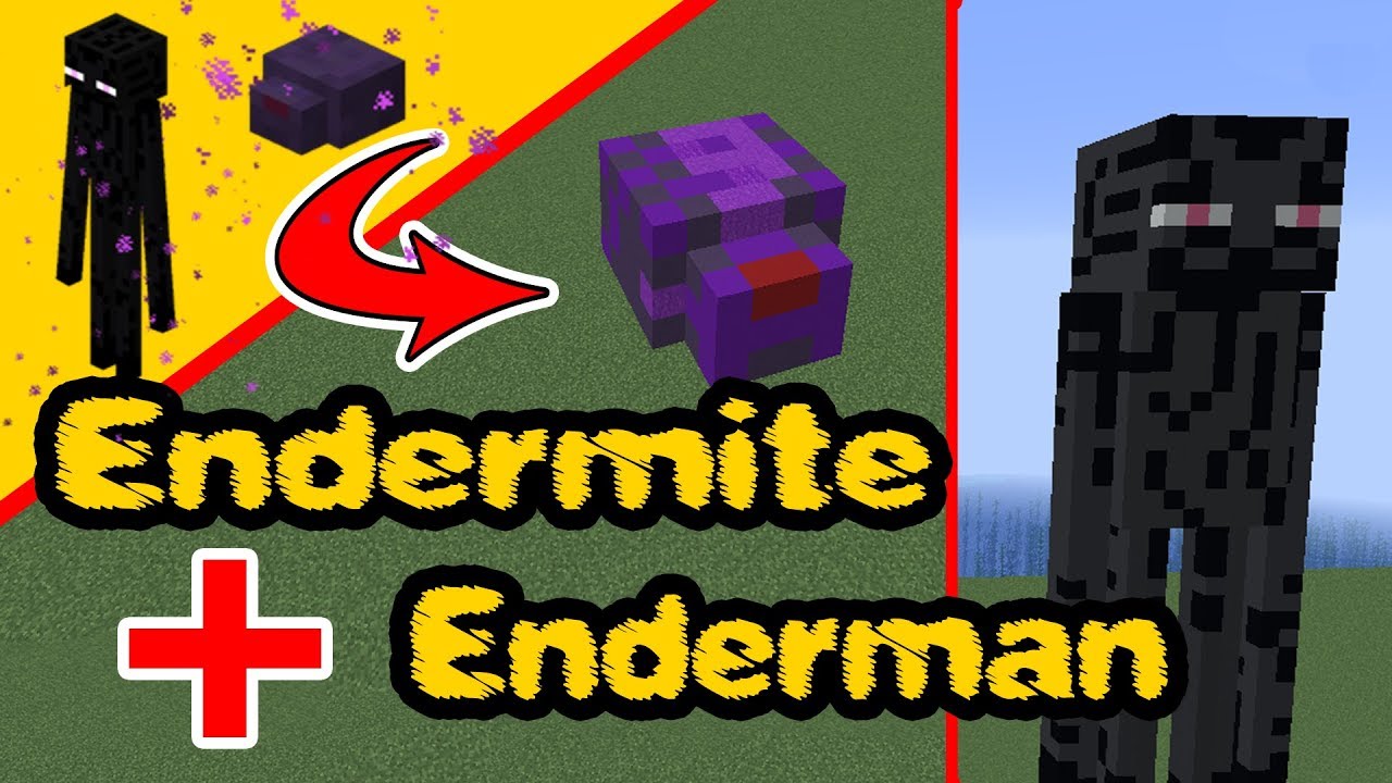 Minecraft Enderman and Endermite - minecraft Statue build, PS4