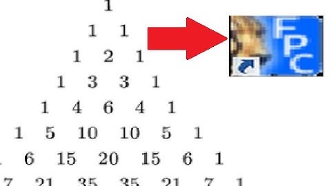 Lập trình tạo tam giác pascal trên phần mềm pascal dễ hiểu :) tin học lập trình lớp 9