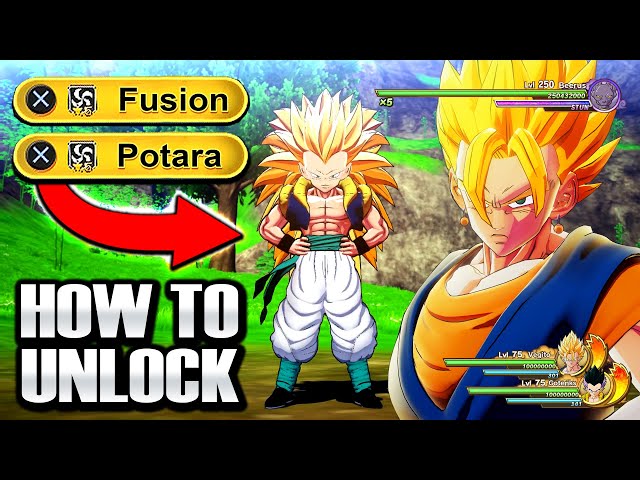 HOW TO UNLOCK FREE DLC POTARA & FUSION SKILLS! - Dragon Ball Z