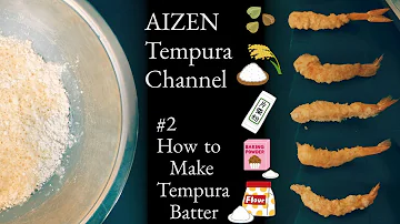 Does tempura contain flour?