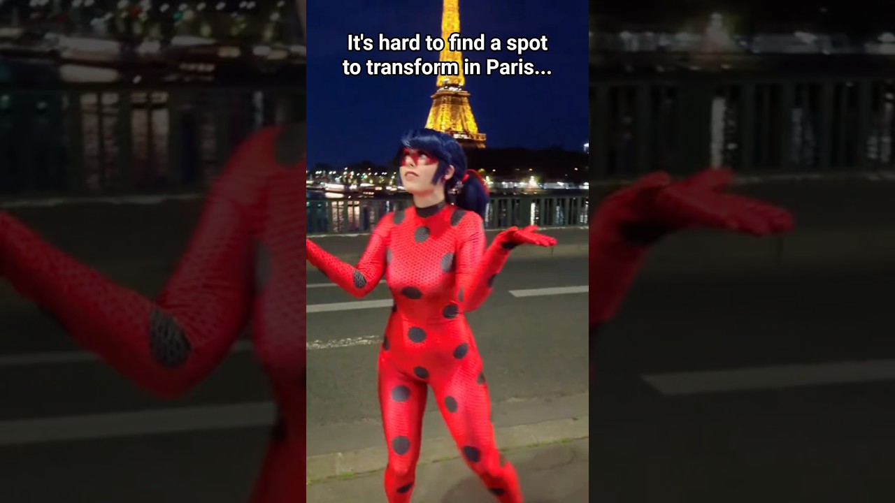 traffic was CRAZY 🤣 #cosplay #comiccon #miraculousladybug #ladybug #meme #funny #roblox
