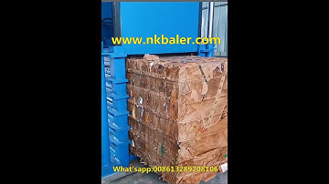 Waste Paper Baling Press Machine
