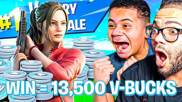 Kaylen Plays Fortnite for 13,500 V-BUCKS and WINS!