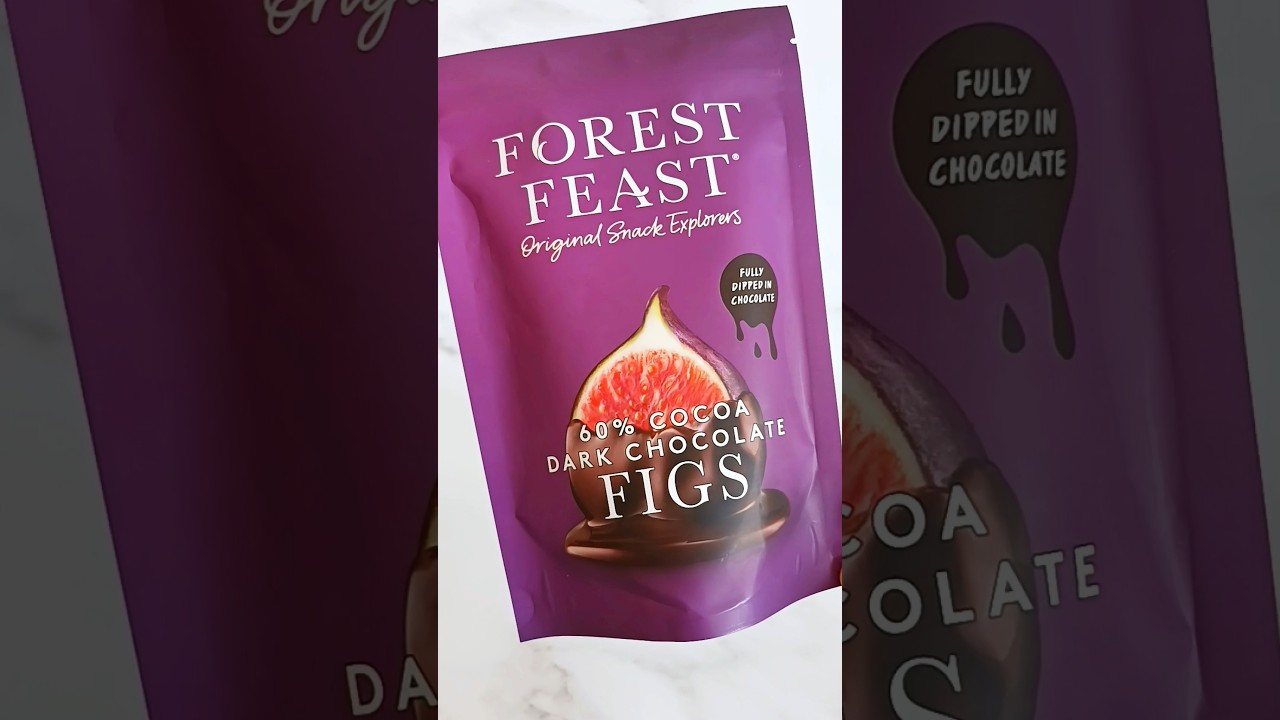 60% COCOA DARK CHOCOLATE FIGS, FROM FOREST FEAST