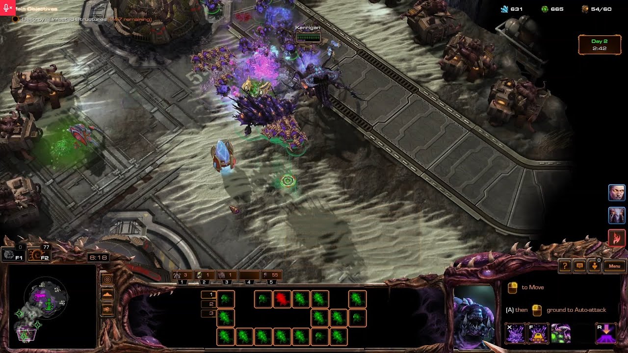 StarCraft 2 Co-op Brutal Dead of Night Cleared as Zagara ft. Kerrigan – Zerg Swarm + Heroic Burst