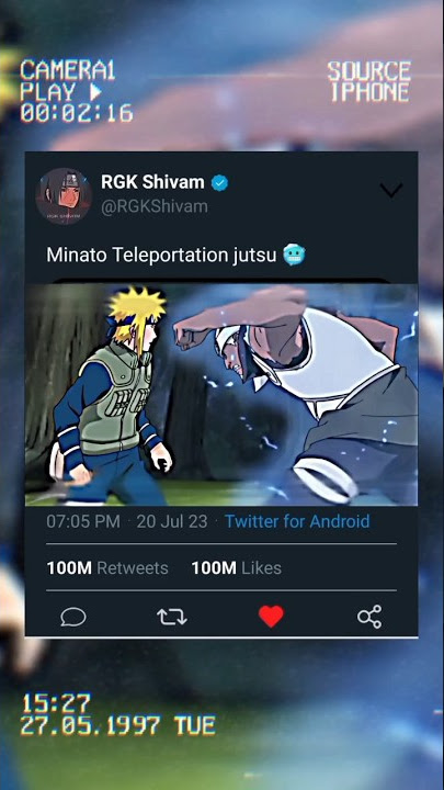 Minato Teleportation jutsu 🥶#naruto #minato #anime