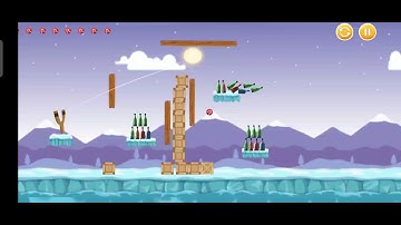 Knock Down Bottles Gameplay #WalkthroughKnockDownBottles - Knock Down Bottles Snow World Level 9