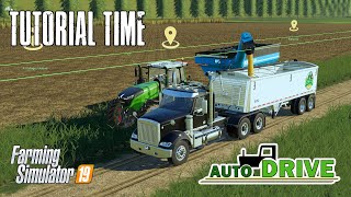 Autodrive Tutorial - Combine Offload and Courseplay Integration - Farming Simulator 19 screenshot 3