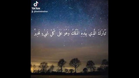 تبارك الذي بيده الملك وهو على كل شيء قدير#سورة_الملك #قران_كريم #عبدالولي_الأركاني