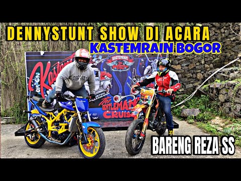 DENNYSTUNT SHOW DI ACARA KASTEMRAIN BOGOR‼️ #trending #motorcustom