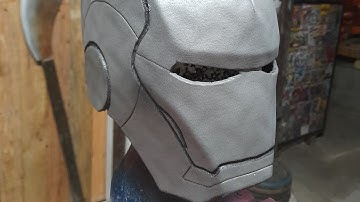 Handmade in EVA Foam - Create a simple Ironman mask (part 1 - build)