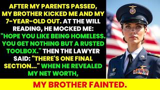 After My Parents Passed, My Brother Kicked Me and My 7 Year Old Out — He Fainted When