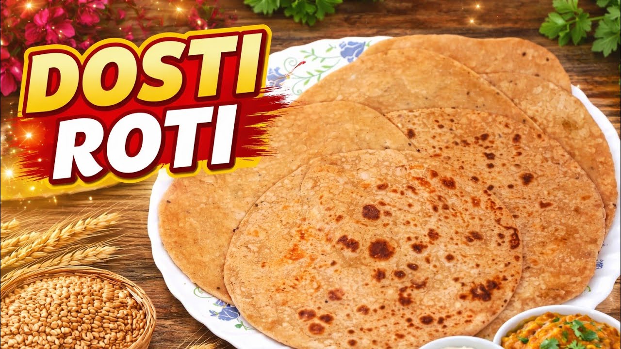 Dosti Roti Recipe 🧑‍🤝‍🧑 With Emotional And Love 💕 - YouTube