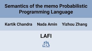 [LAFI'25] Semantics of the memo Probabilistic Programming Language