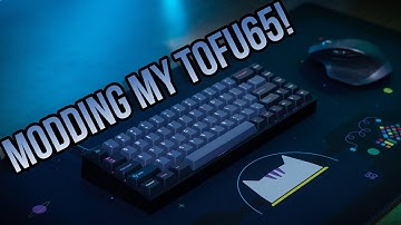 I finally modded my Tofu65 custom keyboard!