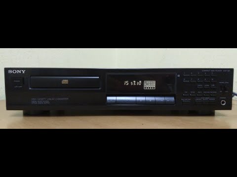 Teste Funcionamento CD Player Sony CDP 361 Audiofilo - YouTube