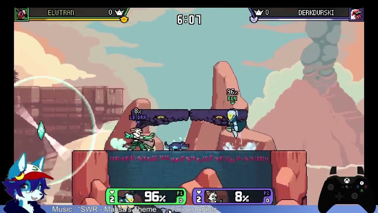 rivals of aether is a funny game