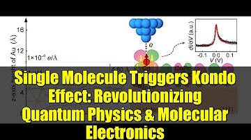 Single Molecule Triggers Kondo Effect: Revolutionizing Quantum Physics & Molecular Electronics