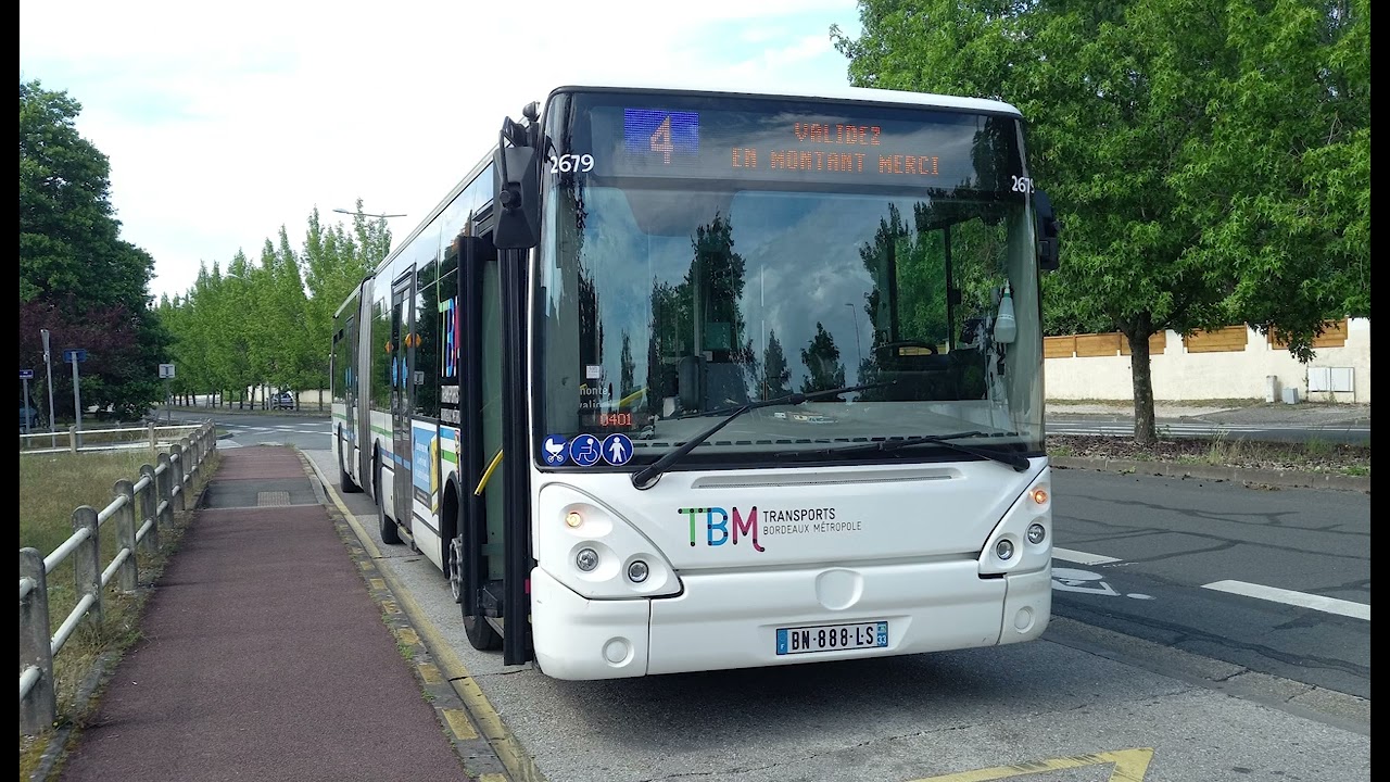 [Sound] Irisbus Citelis 18 GNV €3 n°2679 - Liane 4, TBM Bordeaux