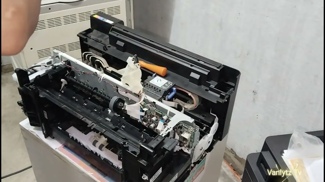 Epson L14150 How To Solve Paper Jam Part-ll - YouTube
