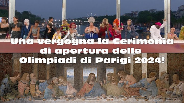 Una vergogna la Cerimonia di apertura delle Olimpiadi di Parigi 2024!