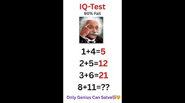 Brain IQ Challenge: Fun Math Puzzle Test!😃😃😃