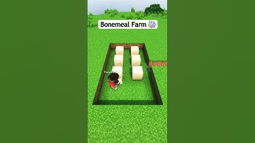 Best Automatic Bonemeal Farm #shorts