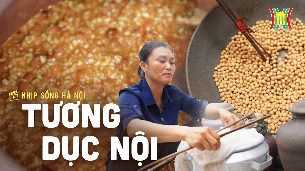 Làm tương ở Dục Nội | Nhịp sống Hà Nội