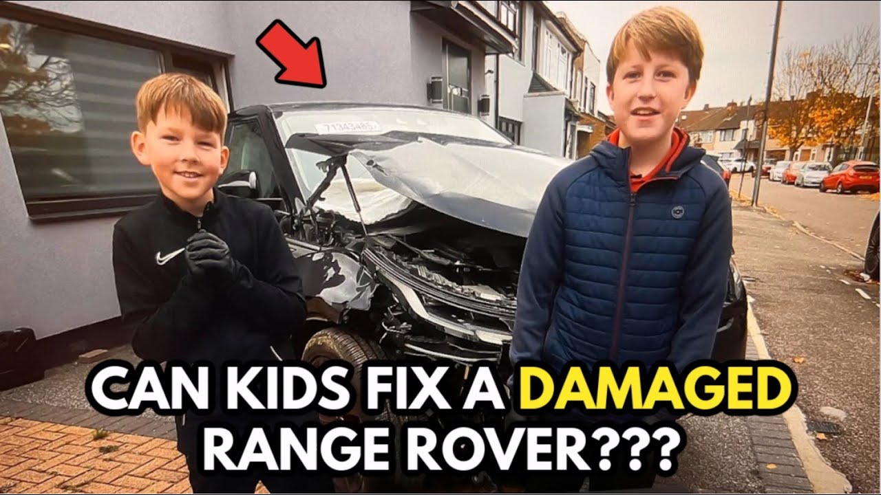 Can kids fix a DAMAGED Range Rover???