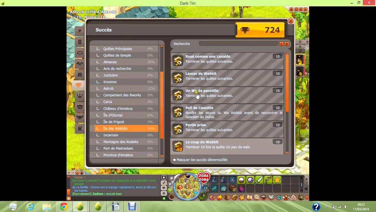 TUTO pour avoir le Dofus CAWOTTE ( ensemble des quêtes ) - YouTube