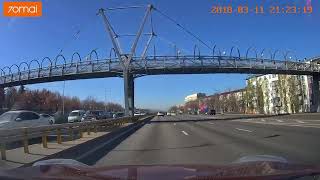 Almaty road trip. Дороги Алматы.Проспект Аль Фараби. 25 ноября 2024 #kazakhstan #roads #almaty