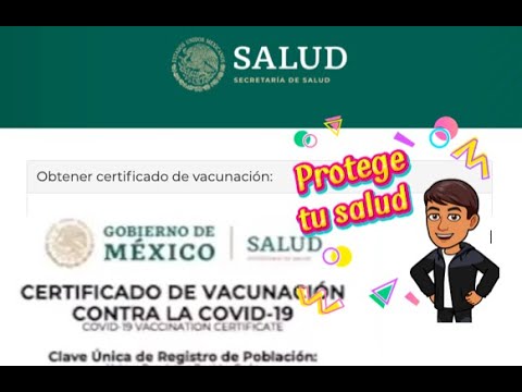 DESCARGA TU CERTIFICADO DE VACUNACIÓN CONTRA LA COVID-19