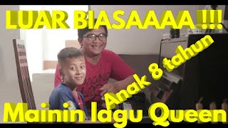LUAR BIASA!!! Anak umur 8 tahun bisa main piano lagu Queen - Love Of My Life