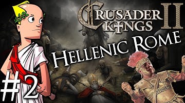 Crusader Kings 2 | Hellenic Roman Restoration Live | Part 2 | Rise of the HRE