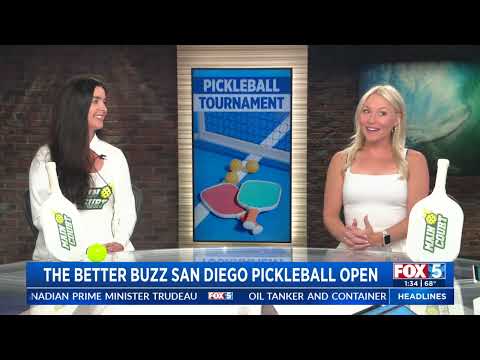 Main Court on Fox 5 San Diego – Better Buzz Pickleball Open Powered by Main Court Pickleball App!