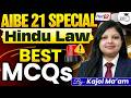 AIBE 21 Special: Hindu Law Important MCQs for 2026 Exam | Kajol Ma'am