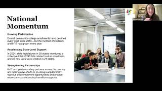 Pathways to Prosperity Lever Deep Dive: Secondary-Postsecondary Integration