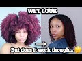 I Tried The Wet Look On My Type 4 Natural Hair And...