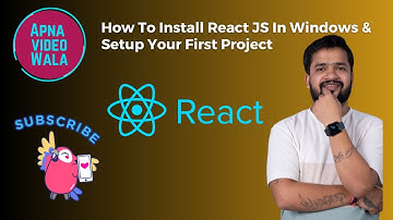 ReactJS Environment Setup - How To Install React JS  In Windows & Setup Your First Project ✅