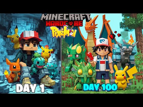 I Survived 100 Days in Cobblemon in Minecraft POKEMON in Hindi ! अभी मजा आयेगा बिडू |