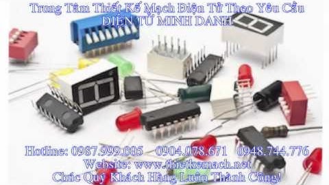 Mạch Điện Tử Điều Khiển Động Cơ DC - Mach Dien Tu Dieu Khien Dong Co DC