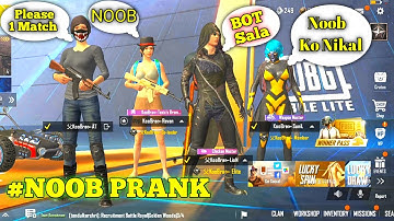 3 Big Youtuber Call Me Noob in Pubg Lite | New Funny Noob Prank With Koobra Bhai And RavanXPro