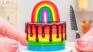 Satisfying Rainbow Chocolate Cake🌈1000+ Miniature Rainbow Cake Recipe🌞Best Of Rainbow Cake Ideas