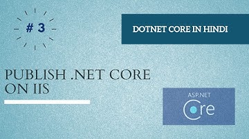#3 Publish dot net core 3.1 app on iis steps | Deploy and Host ASP.NET CORE Application on IIS