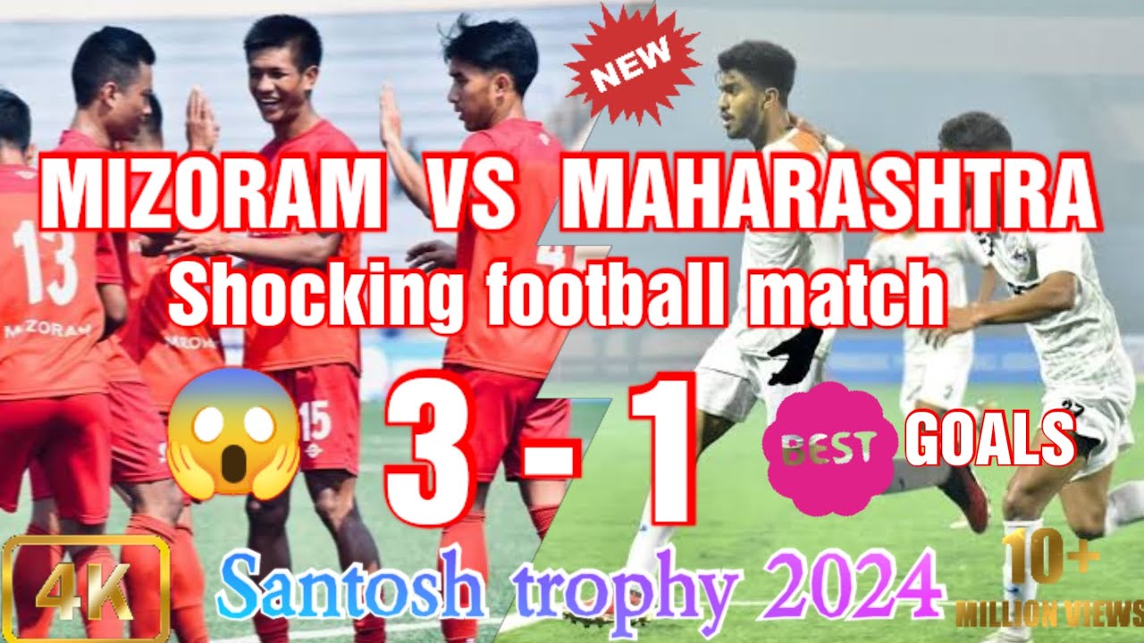 MIZORAM VS MAHARASHTRA| SANTOSH TROPHY MATCH 2024 | 77TH NATIONAL FOOTBALL CHAMPIONSHIP⚽