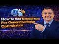 How to add technical terms for generative engine optimisation – NeuralAdX Ltd